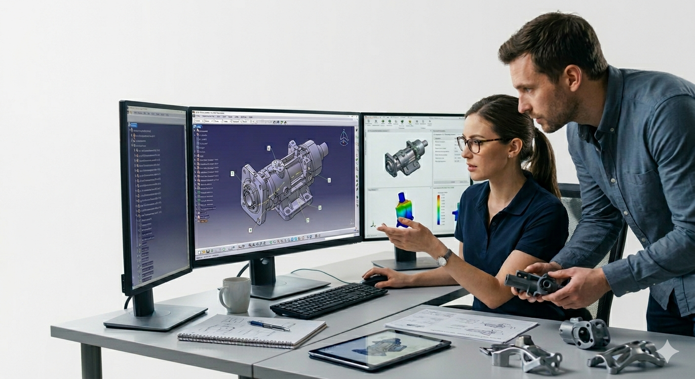 Bureau d'études — conception et modélisation 3D (CAO/DAO)